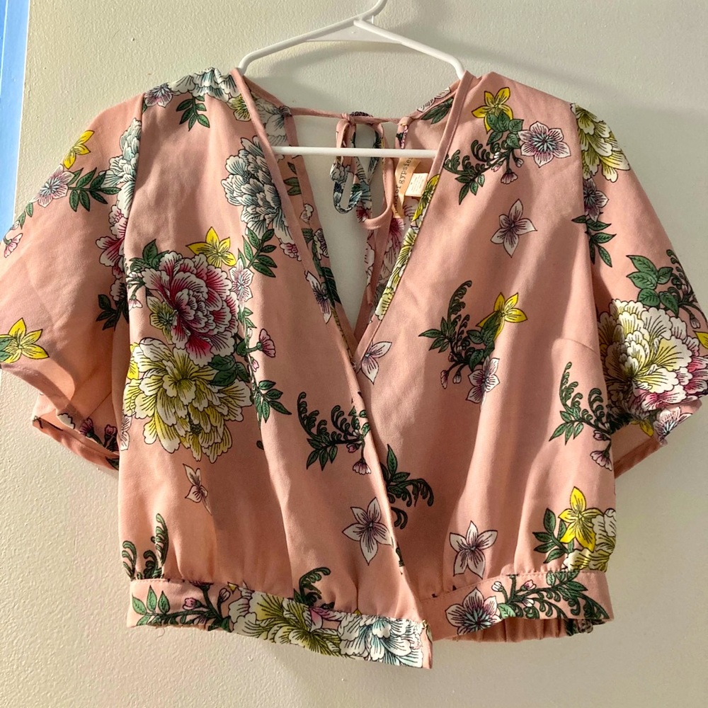 Pink Crop Top